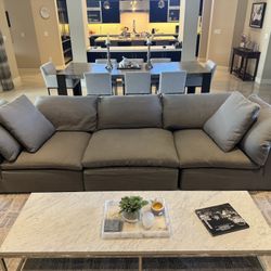 Restoration Hardware Cloud Modular 3-Piece Sofa | Couch