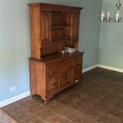 Antique Mahogany Handmade Cabinet - Will Help Move !