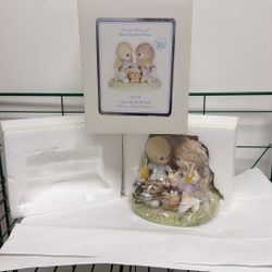 Precious Moments Always Be By My Side 104018 Couple Drinking Lemonade 