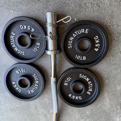 Olympic Curl Bar Weights 