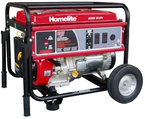 Homelite HG6000 Portable Generator Set 6,000 Watt