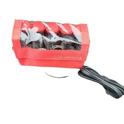 Remington All That! 10 Hot Rollers Travel Set Hair Curlers Pins portable compact.