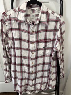 Chaps Plaid Flannel Button-Down Shirt