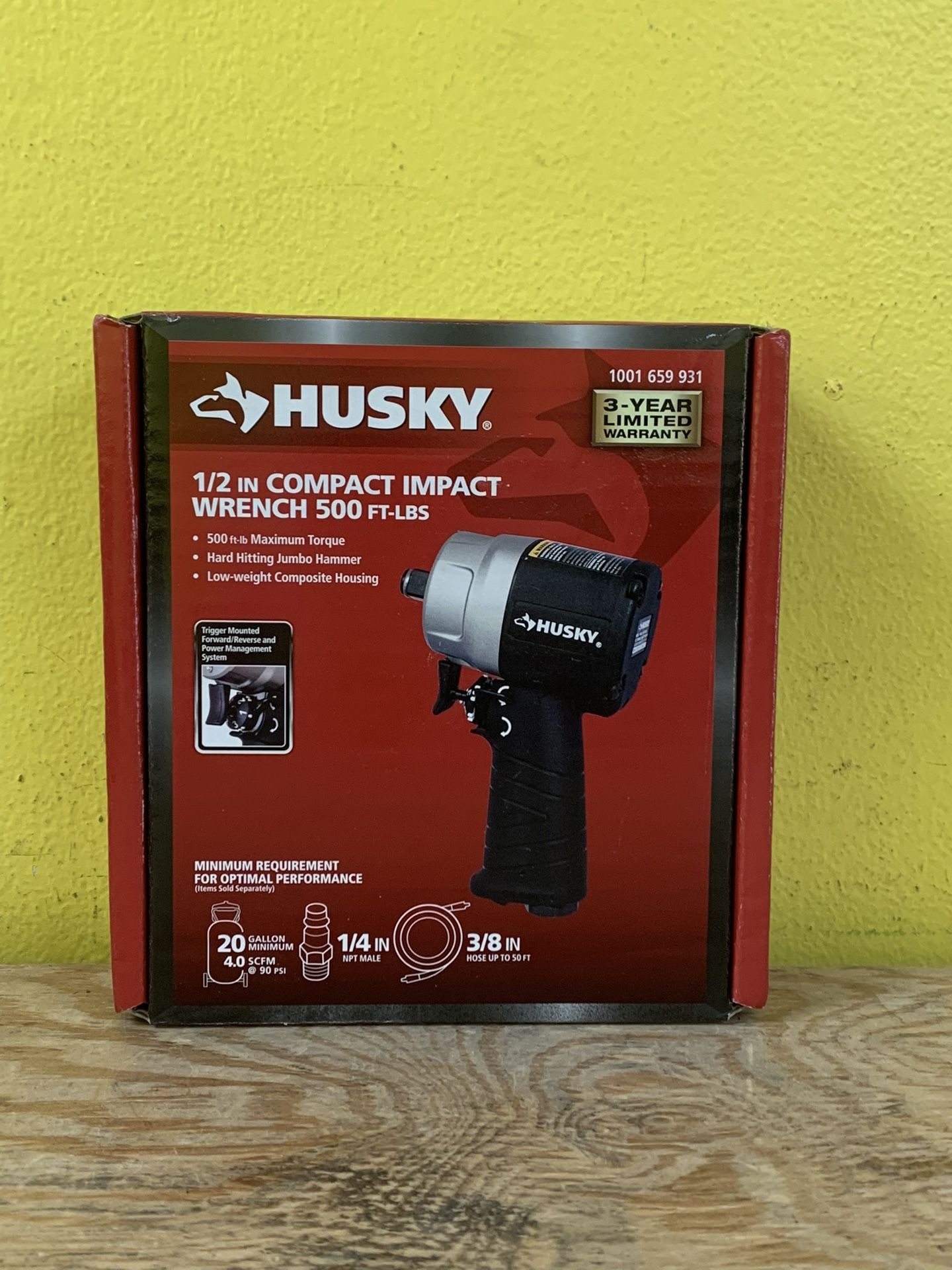 Husky 1/2” Compact Impact Wrench (NEW)