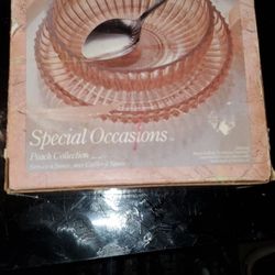 Special Occasion Peach Collection, Depression Glass