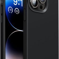 OuXul Designed for iPhone 14 Pro Max Case,Shockproof Liquid Silicone Protective Phone Case with Soft Anti-Scratch Microfiber Lining Ultra Slim Drop Pr