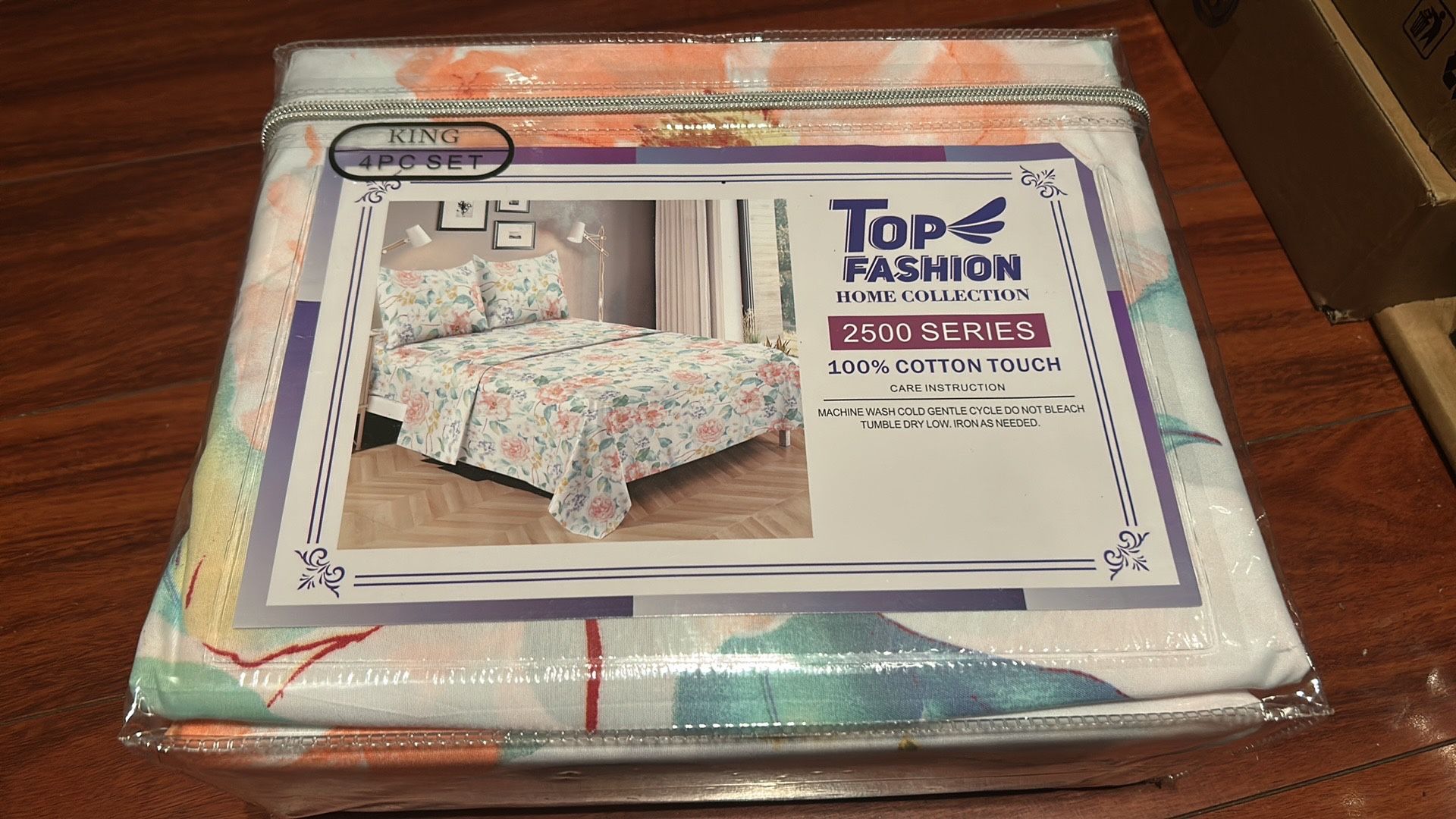 King Size Bedsheets Set 4 Pcs