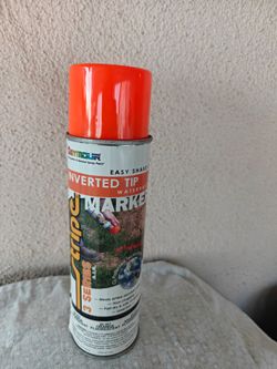 Seymour 20-357 orange fluorescent marking spray paint.