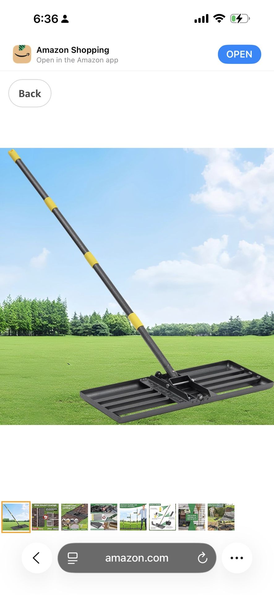 Lawn Leveling Rake Tool - 30”x10” Heavy Duty Stainless Steel Leveler,Foldable Anti Flipping Smooth Edge,28-60" Adjustable, for top Soil Dressing,Yard