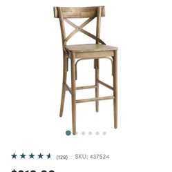 3 Brand New Bar Height Bar Stools 