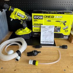 RYOBI ONE+ HP 18V Brushless EZClean 600 PSI 0.7 GPM Cordless Cold Water Power Cleaner (Tool Only)