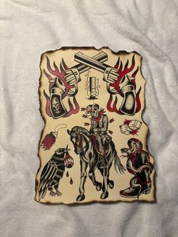 Tattoo Flash Western