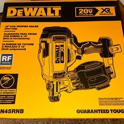 DeWalt 20V MAX 15-Degree Electric Cordless Roofing Nailer (Tool Only)