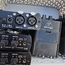 6 Behringer Powerplay P1 Personal In-Ear Monitor Amplifier Headphone Amplifiers