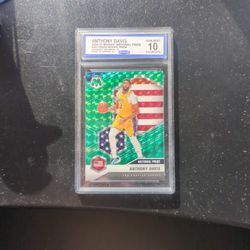 Anthony Davis 2020-21 Mosaic National Pride #250 Green 🍏 Mosaic PRIZM CCG GEM 💎 MINT 10