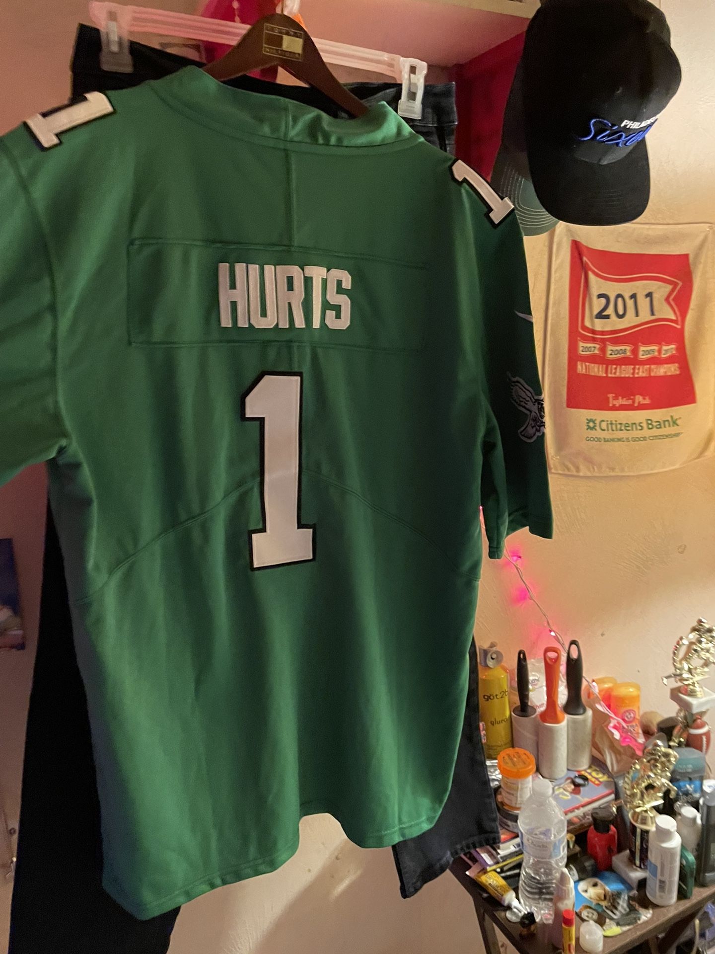 Jalen Hurts Kelly Green Eagles Jersey