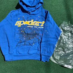 Sp5der TC Blue Hoodie