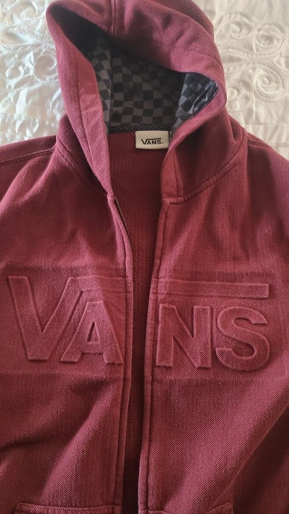 Boys vans zip up hoodie