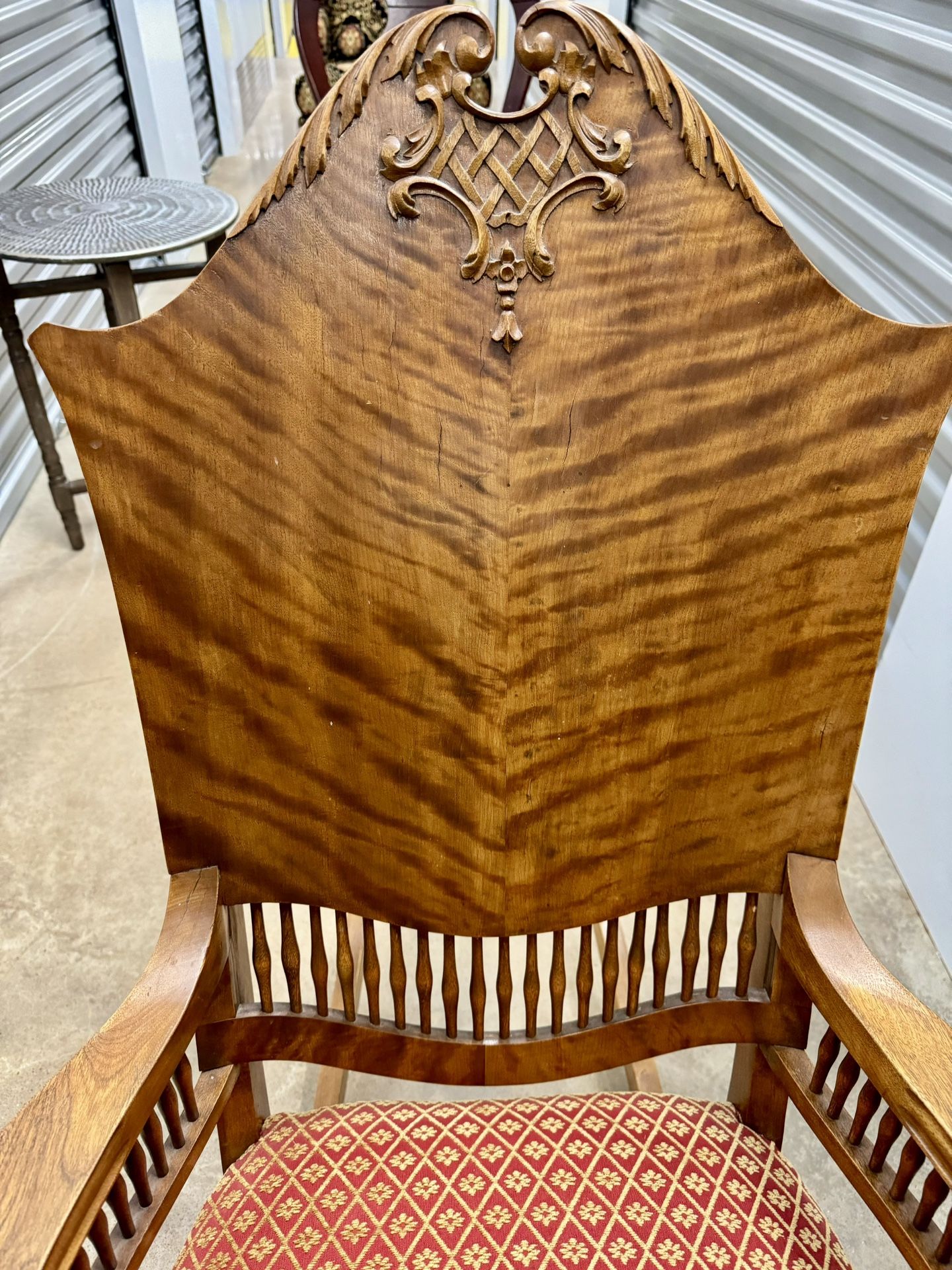 Classic Antique, Reupholstered , 60+ Year Old Rocking Chair