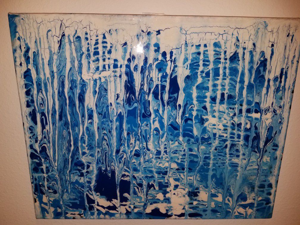 18"×16" Abstract Art