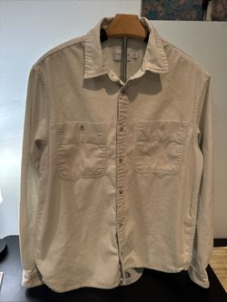 TOPMAN Button Up  Long Sleeves Shirt Size Medium (1081)