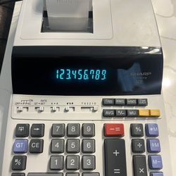 Sharp EL 1197Plll Printing Calculator 