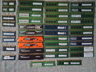 DDR3 RAM Memory Lot