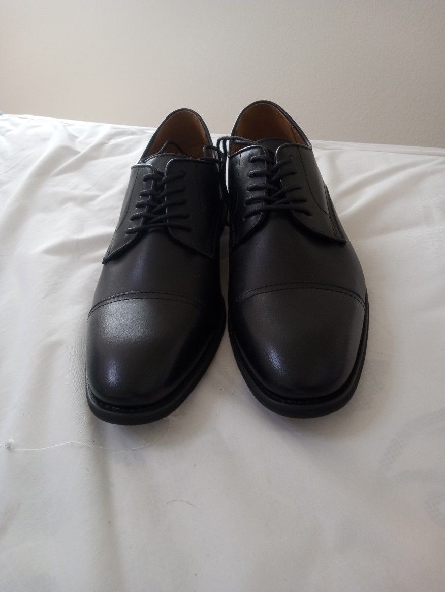 La Milano Leather Black Dress Shoe