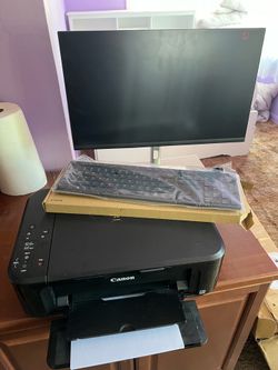 Monitor keyboard and printer