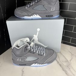 Wolf Grey 5’s All Sizes 