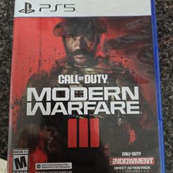 PS5 Modern Warfare III