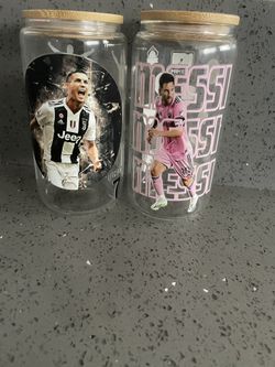 Glass de messi y cristiano no te quedes sin el tullo 