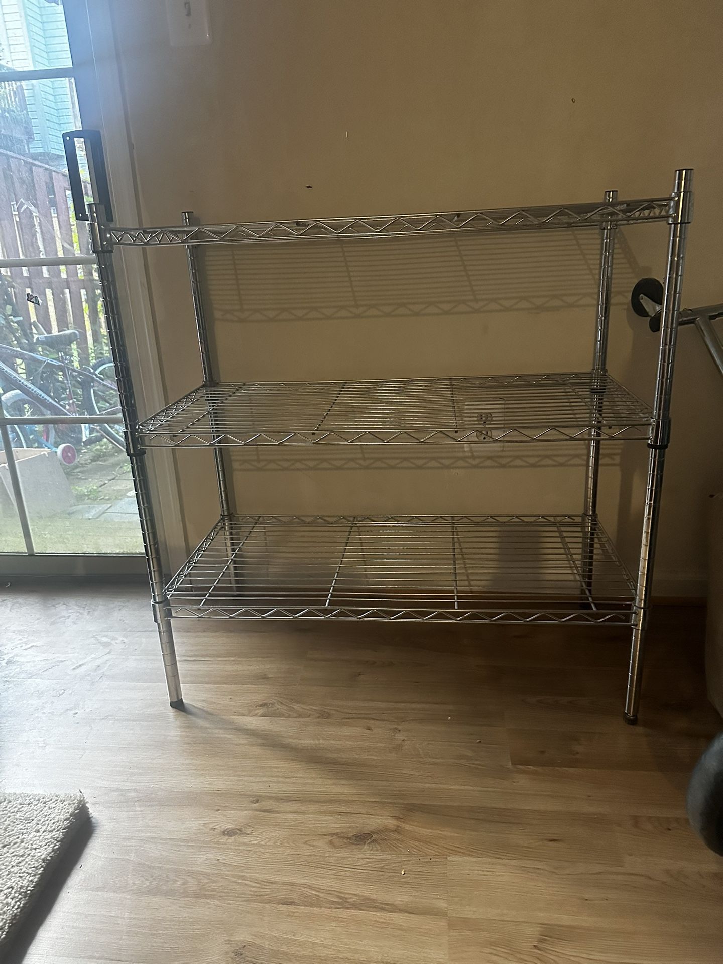 Heavy duty 3 Tier Wire Storage Shelves/rack