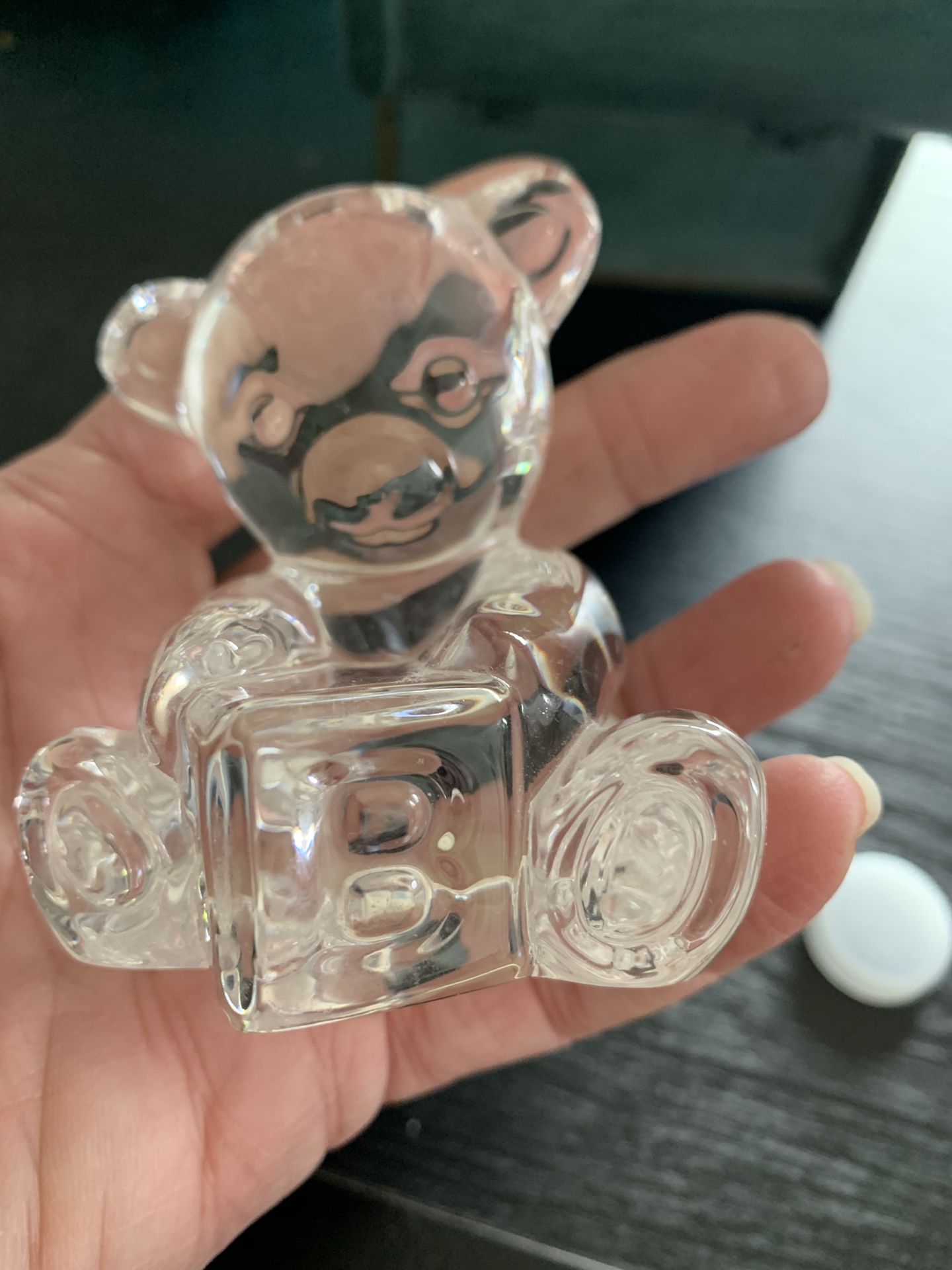 Waterford crystal baby bear figurine