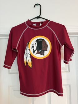 NWT Washington Redskins YL Rashguard 