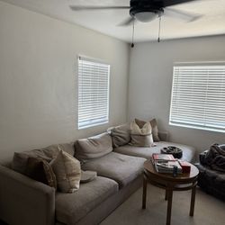 Crate & Barrel Sectional