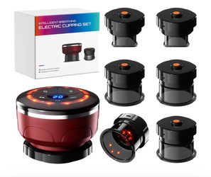 Smart rechargeable cupping set (like new)
