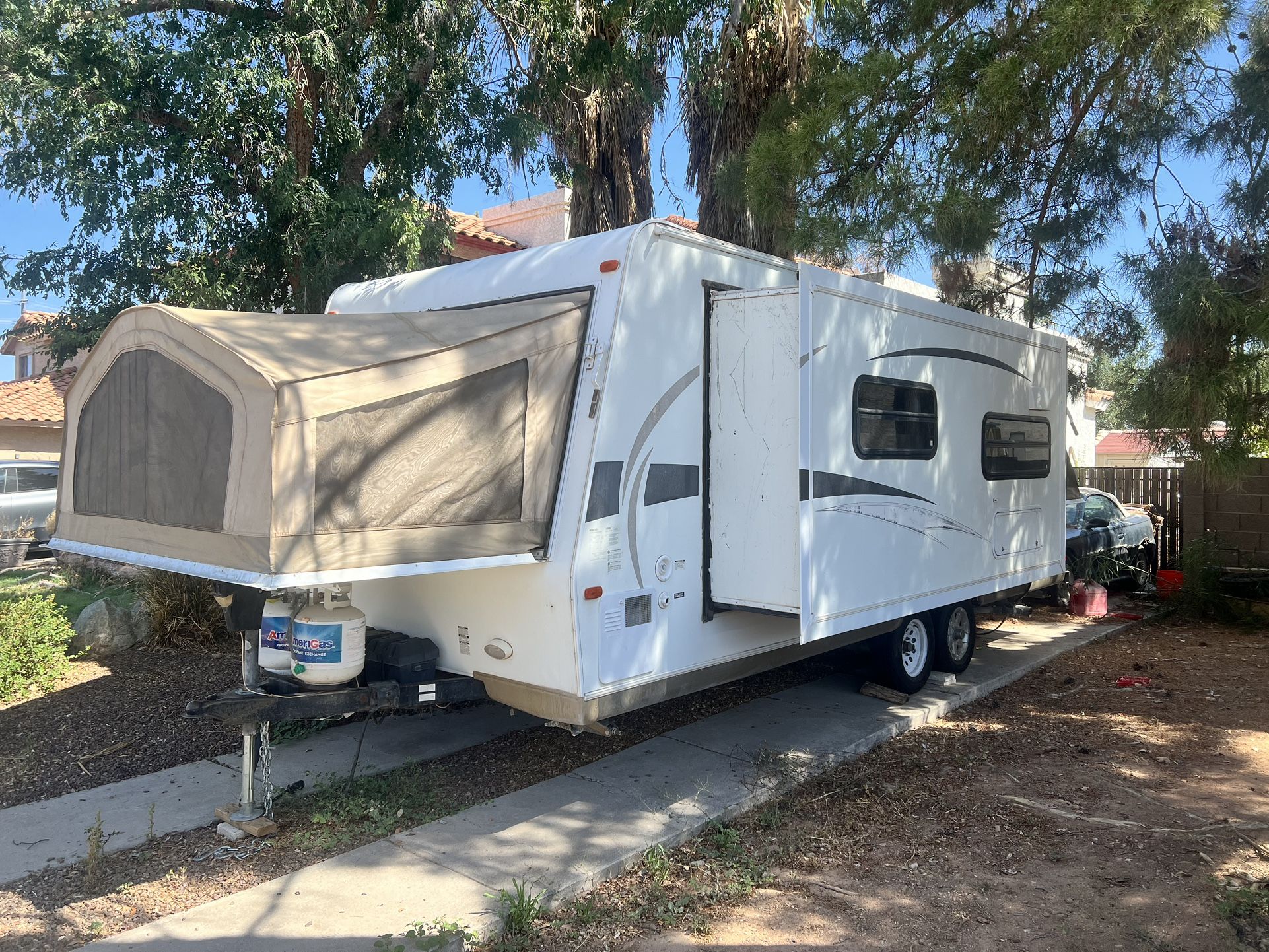 2012 Flagstaff By Forest River Shamrock M23ss Camping Trailer 
