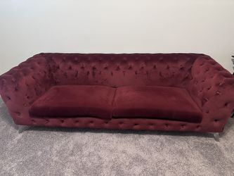 Burgundy Couch