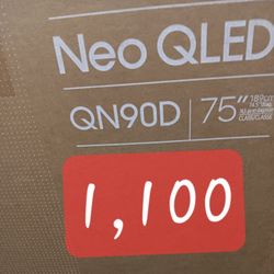SAMSUNG 75"INCH NEO QLED 4K Q90D 