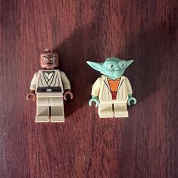 Lego Yoda and Mace Windu