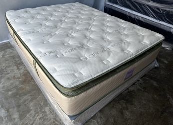 Ck Organic Elite Superior Hybrid Cool Gel Memory Foam Pillow Top 14inch Mattress!