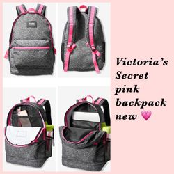 Victoria’s Secret Pink Backpack New With Tags $30 Firm Cash Or Zelle 