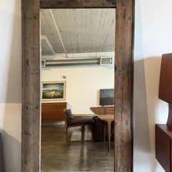 RH Reclaimed Boatwood Floor Mirror – 96½” Tall