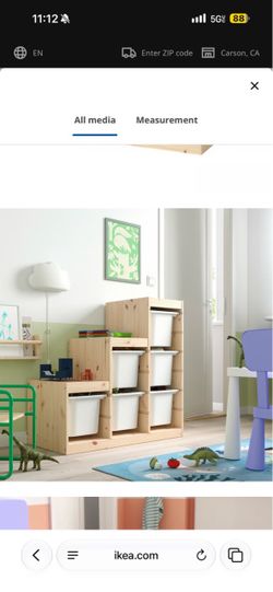 IKEA TROFAST step storage unit in solid pine *Moving Sales *