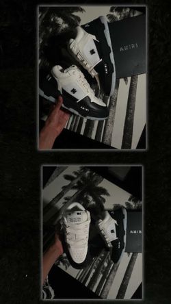 Amiri MA-1 Whit And Black All Sizes Available 