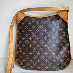 Louis Vuitton Odeon Shoulder Bag PM Brown Canvas