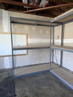 Industrial Racks 84 in W x 24 in D Used Heavy Duty 3 Tier Storage Shelving Stronger Than Homedepot Lowes And Costco Delivery Available