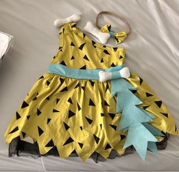 Pebbles Flintstone Baby Girl Halloween Costume