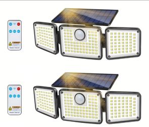 Lights outdoor solar light set of 2 new